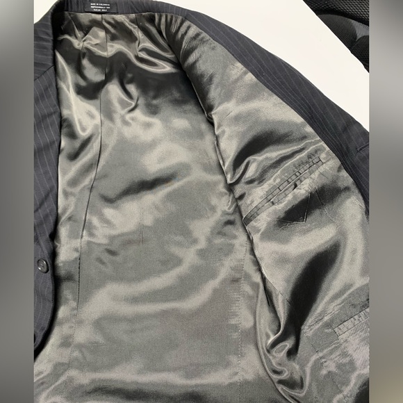 OSCAR DE LA RENTA PINSTRIPE SUIT AND PANTS - Picture 9 of 13